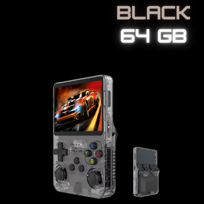 RetroVault R36 Handheld Console – 3.5" IPS Display | 64GB/128GB Classic Games